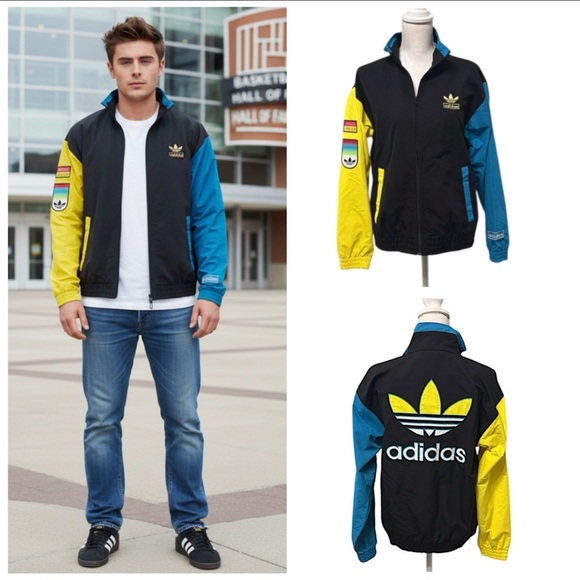 Adidas Originals Road to Tokyo Shadow Windrunner Jacket Retro style trendy SZ S